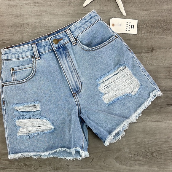 🔆BILLABONG🔆 HOW BOUT THAT JEAN SHORTS - Picture 6 of 12